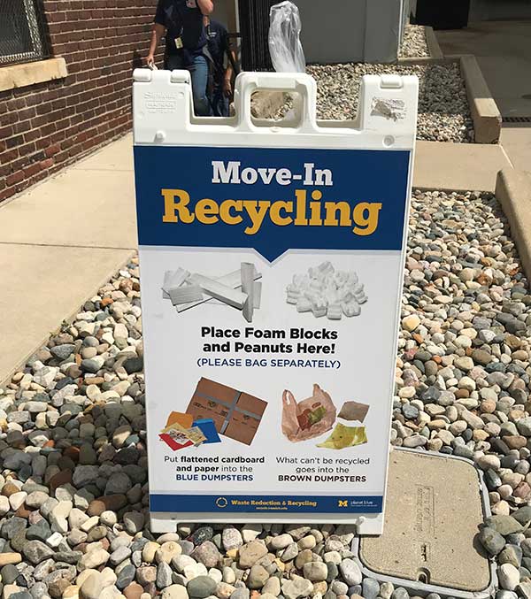 Rolling Bins for College Move-ins and Move-outs