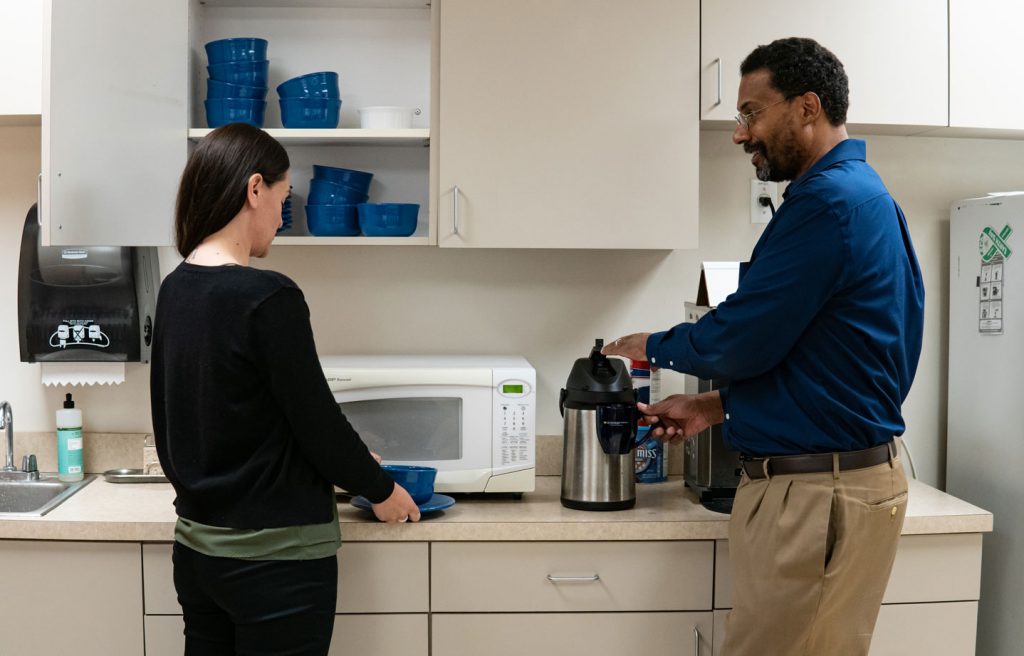 Staff in a Sustainable Kitchen