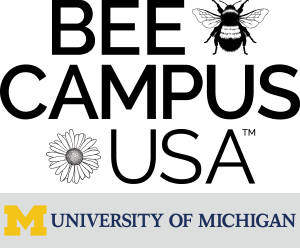 Bee Campus USA University of Michigan logo