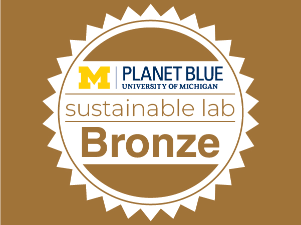 Sustainable Lab Certification - Bronze level badge