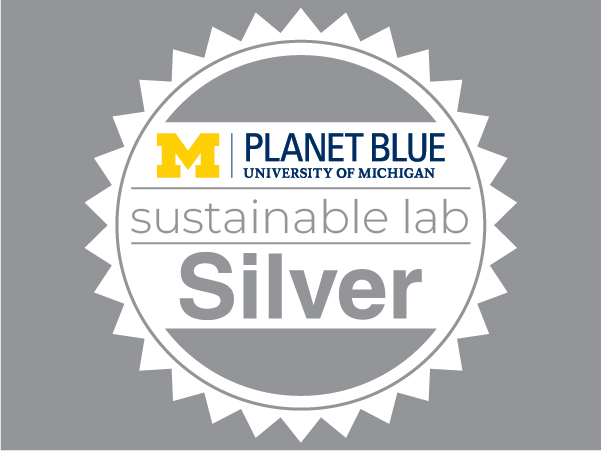 Sustainable Lab Certification - Silver level badge